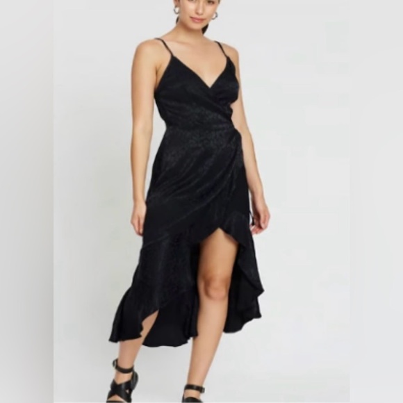 Abercrombie & Fitch Black Midi Dress - Picture 2 of 11